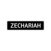  Zechariah Street Sign Children Name Room Plate