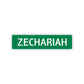  Zechariah Street Sign Children Name Room Plate