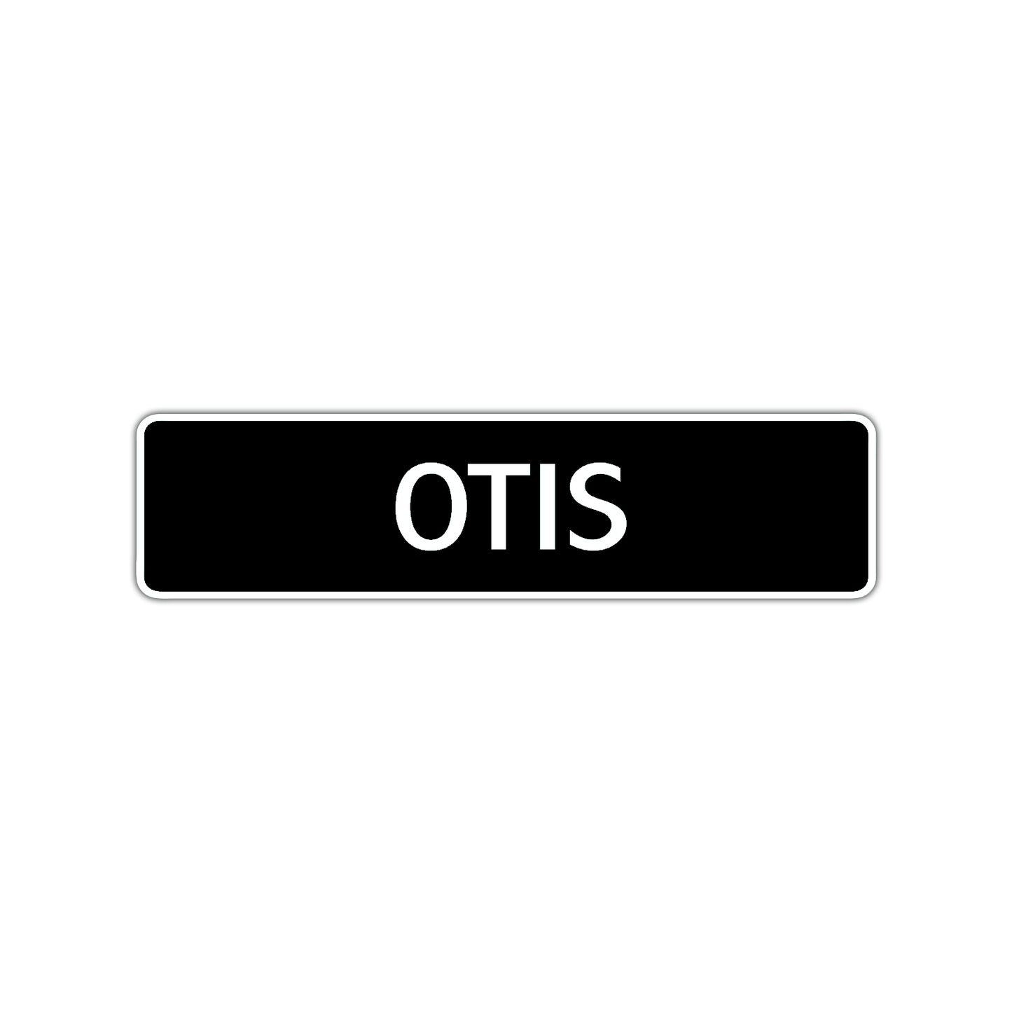 Otis Street Sign Children Name Room Plate