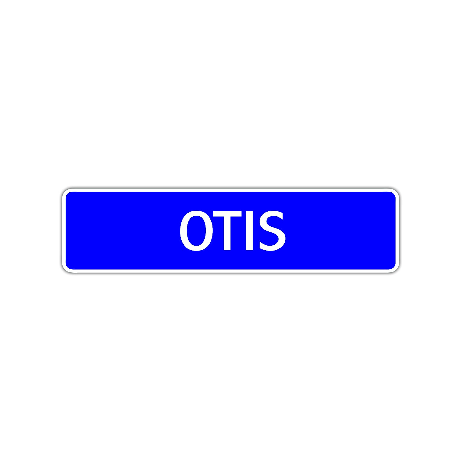 Otis Street Sign Children Name Room Plate