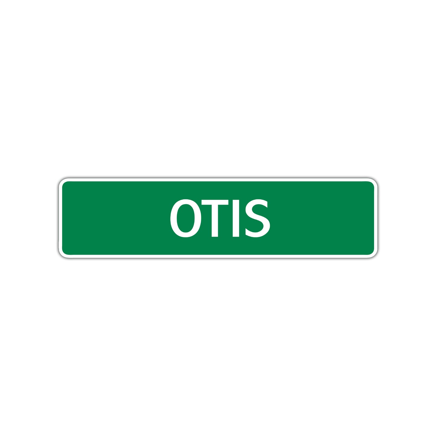 Otis Street Sign Children Name Room Plate