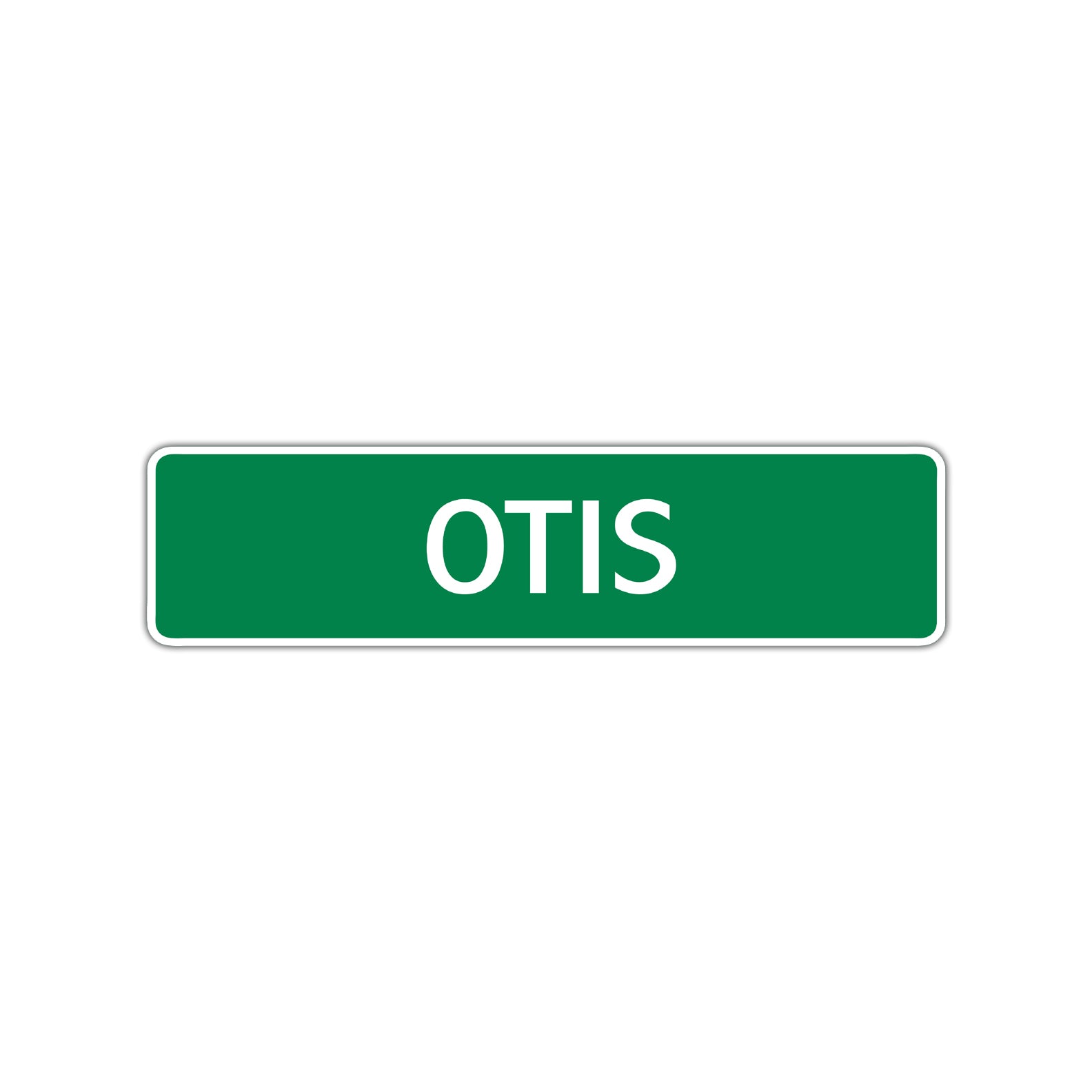 Otis Street Sign Children Name Room Plate