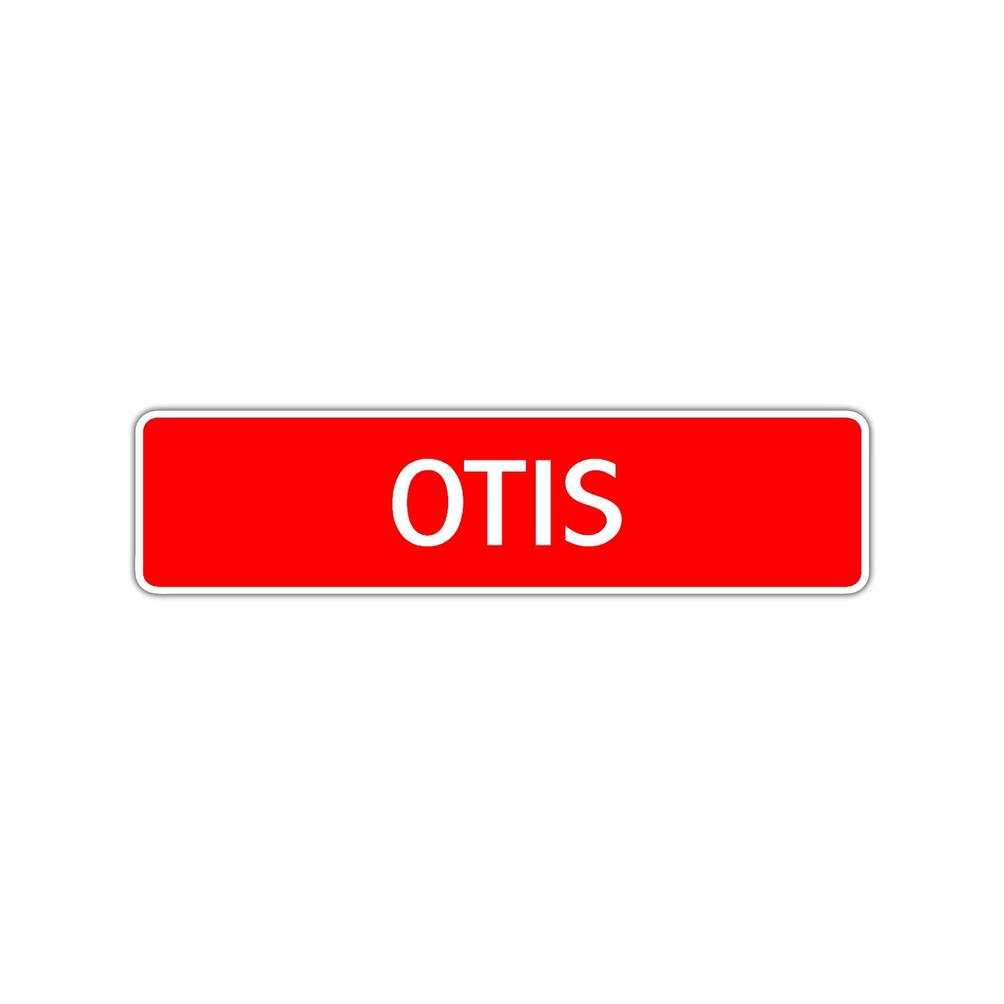 Otis Street Sign Children Name Room Plate