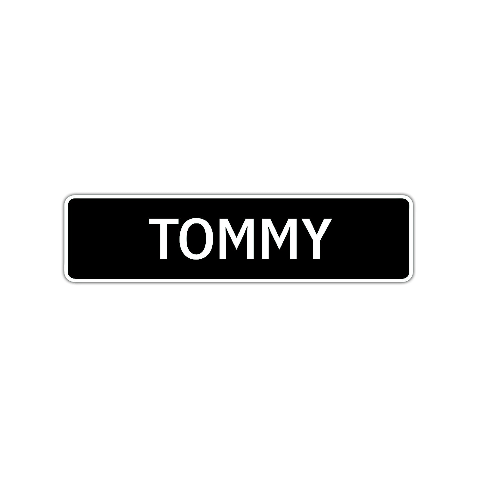 Tommy Street Sign Children Name Room Plate