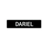 Dariel Street Sign Children Name Room Plate