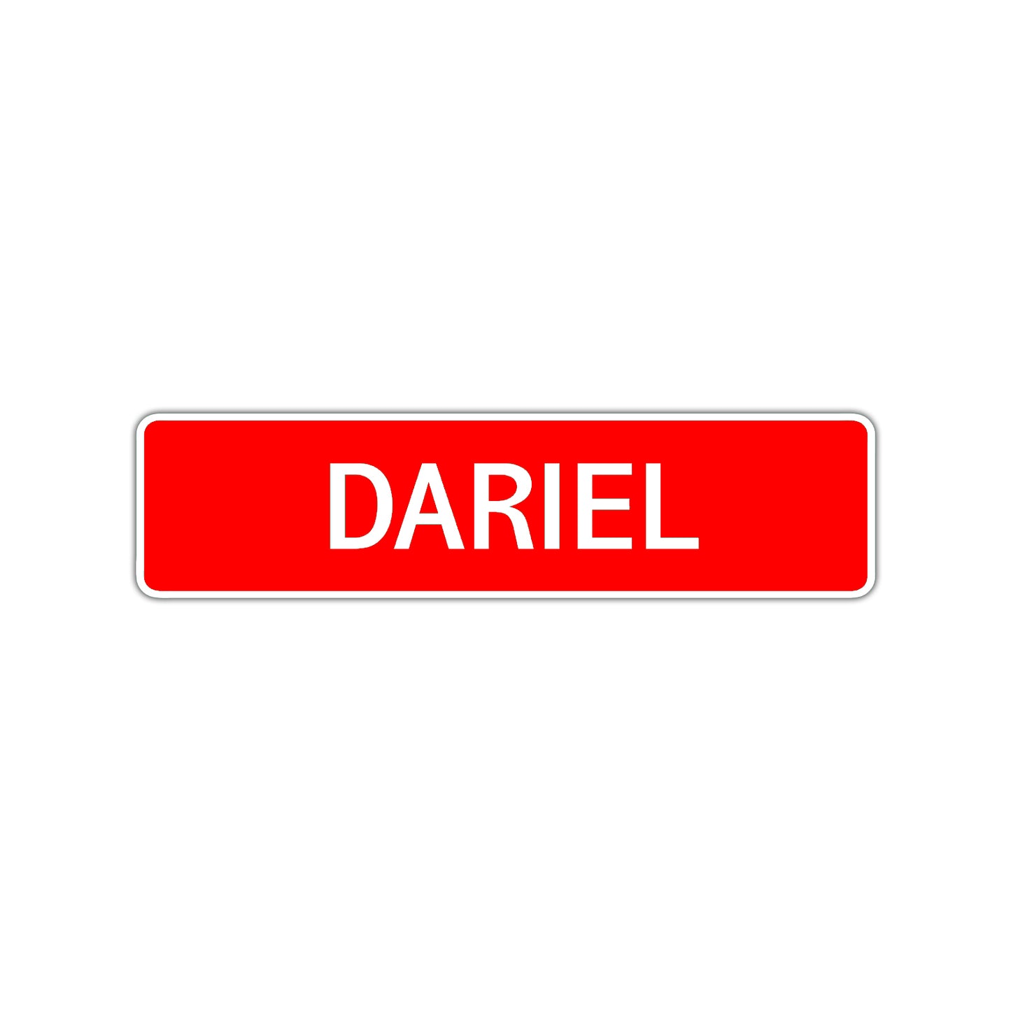 Dariel Street Sign Children Name Room Plate