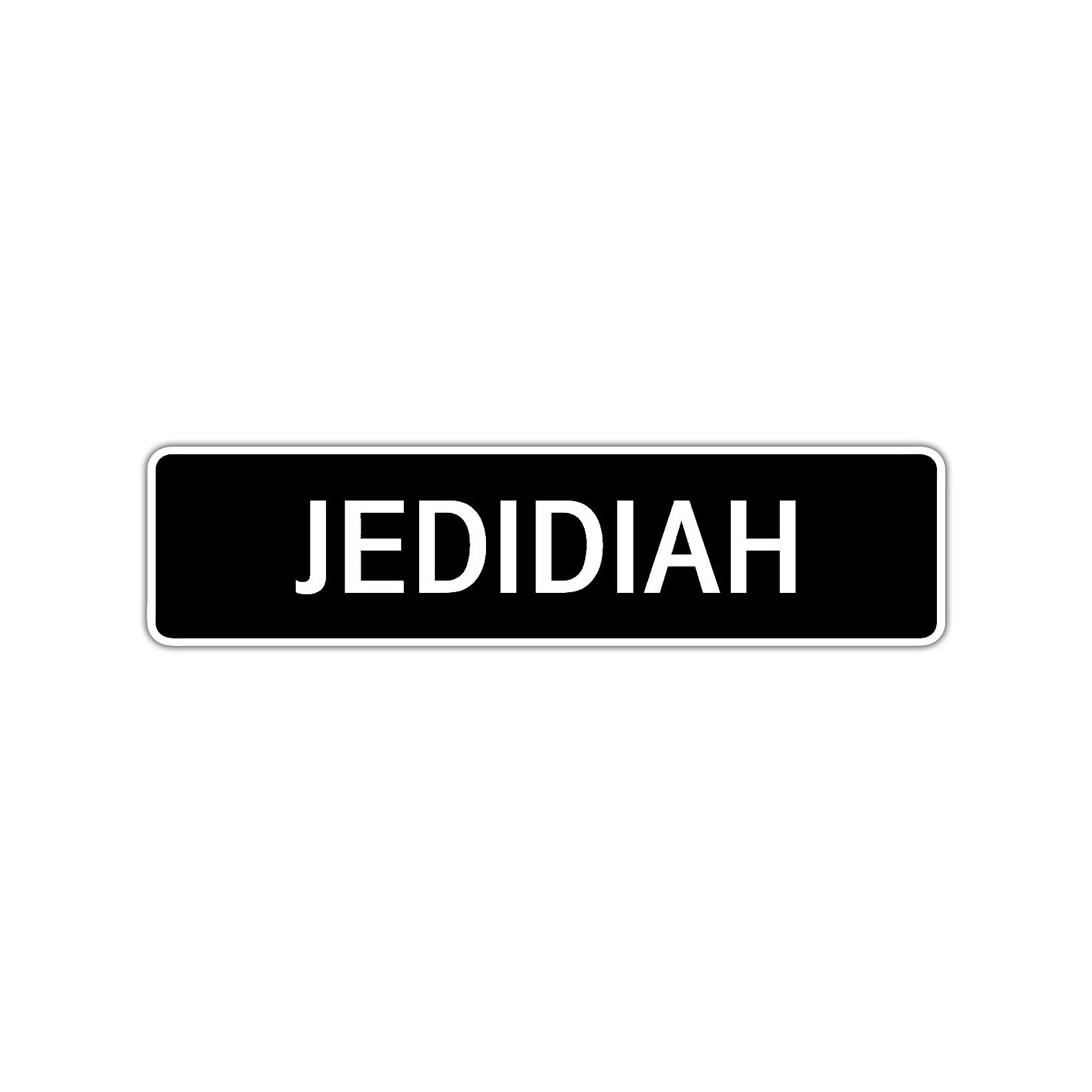 Jedidiah Street Sign Children Name Room Plate