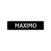 Maximo Street Sign Children Name Room Plate