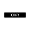 Cory Street Sign Children Name Room Plate