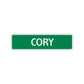 Cory Street Sign Children Name Room Plate