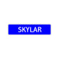 Skylar Street Sign Children Name Room Plate
