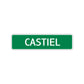 Castiel Street Sign Children Name Room Plate