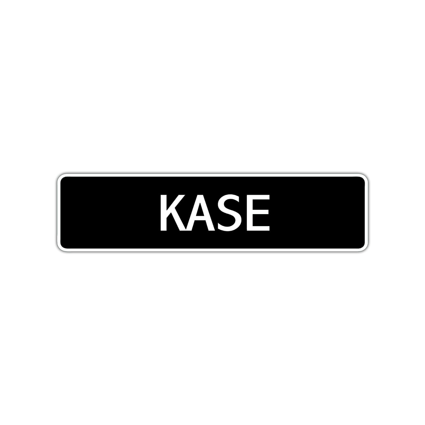 Kase Street Sign Children Name Room Plate