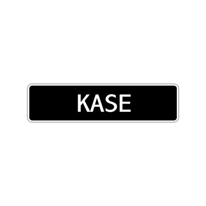 Kase Street Sign Children Name Room Plate