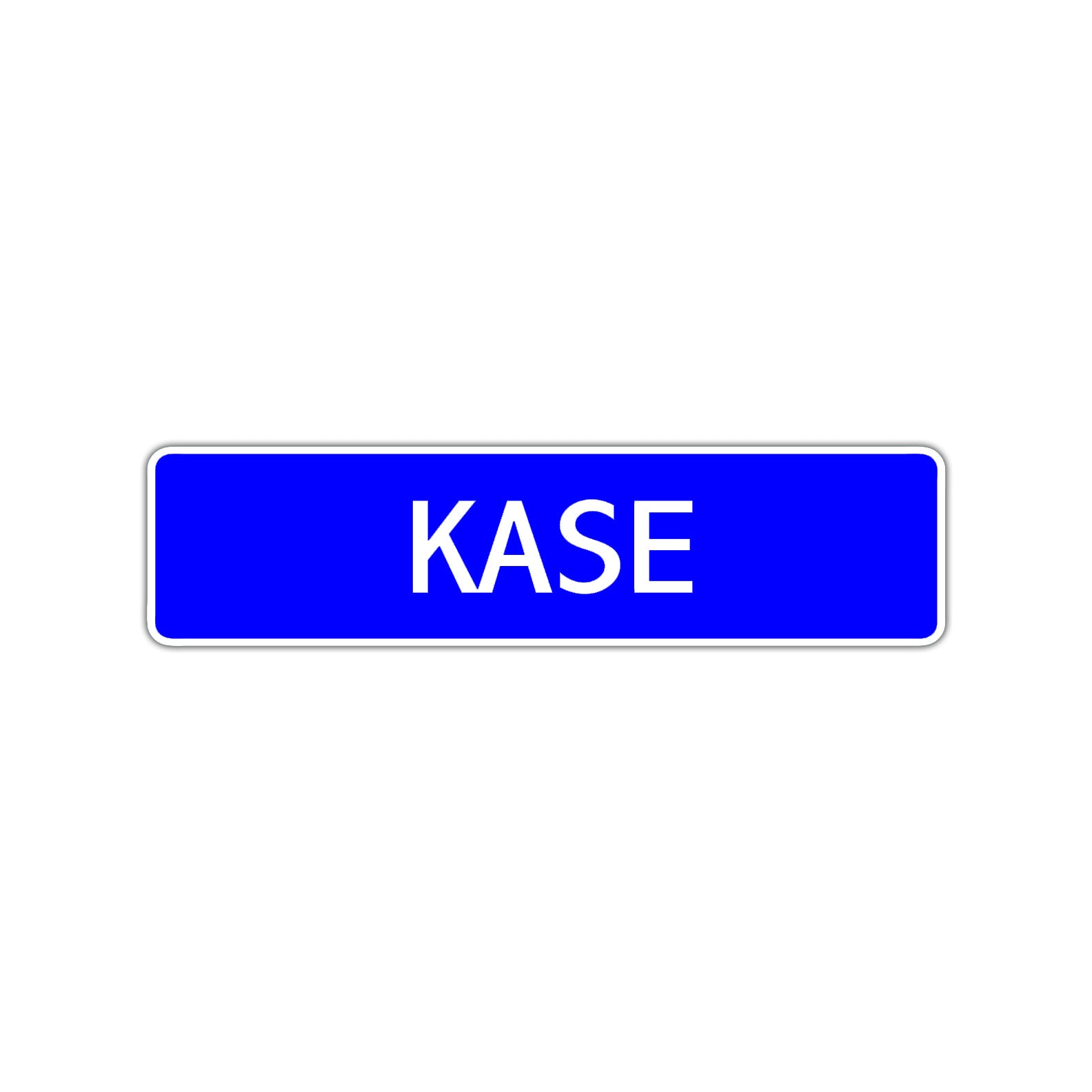 Kase Street Sign Children Name Room Plate