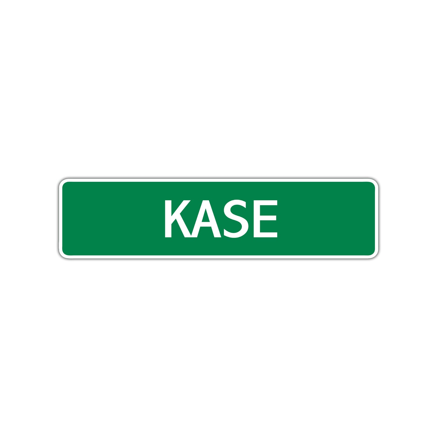 Kase Street Sign Children Name Room Plate