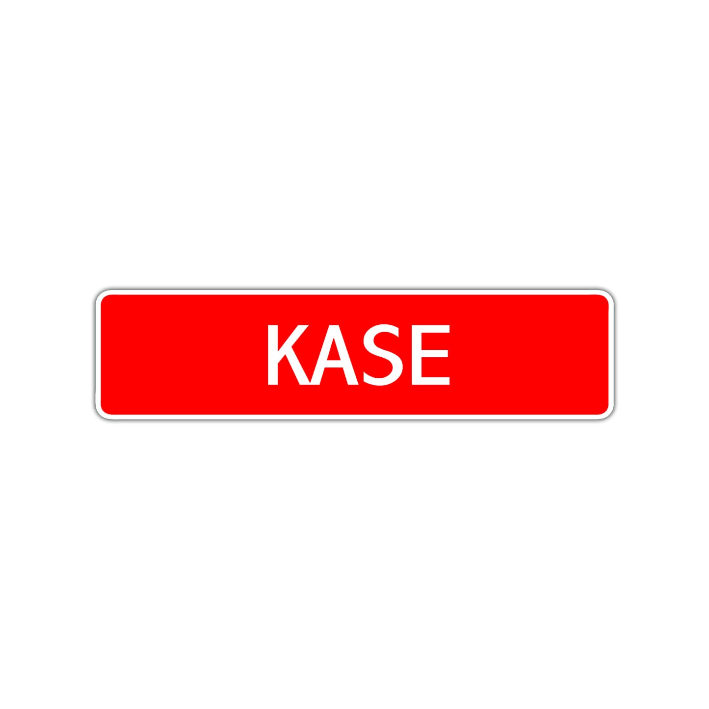Kase Street Sign Children Name Room Plate