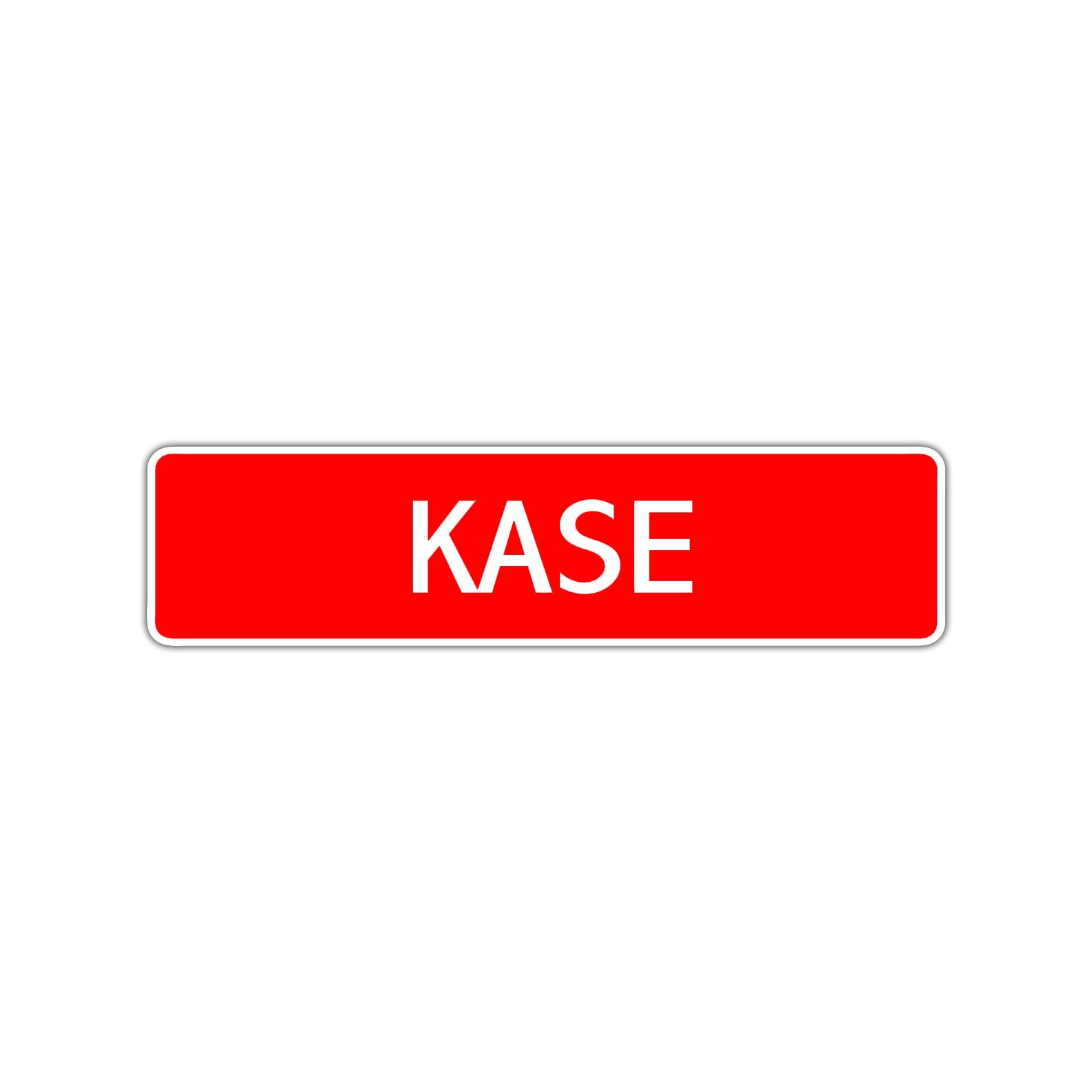 Kase Street Sign Children Name Room Plate
