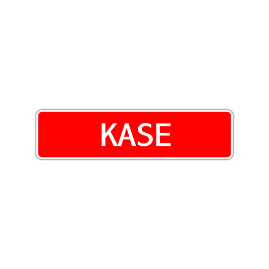 Kase Street Sign Children Name Room Plate