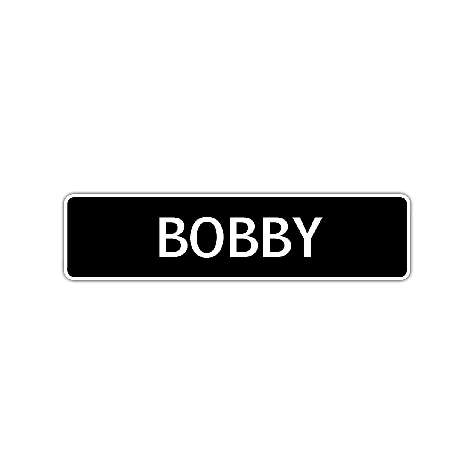Bobby Street Sign Children Name Room Plate