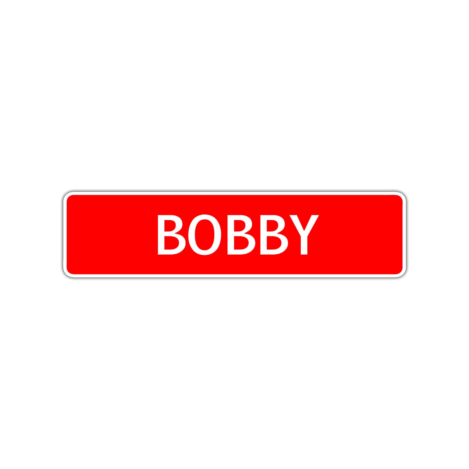 Bobby Street Sign Children Name Room Plate