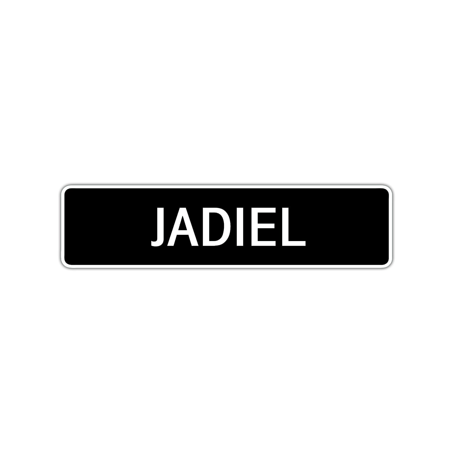 Jadiel Street Sign Children Name Room Plate