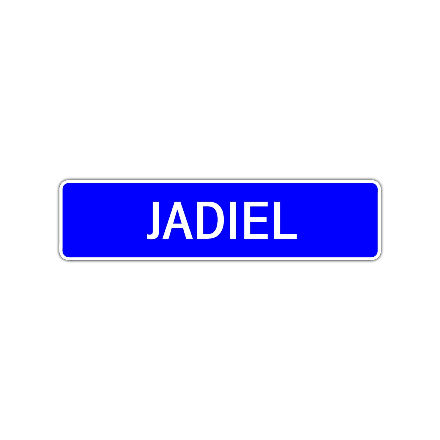 Jadiel Street Sign Children Name Room Plate