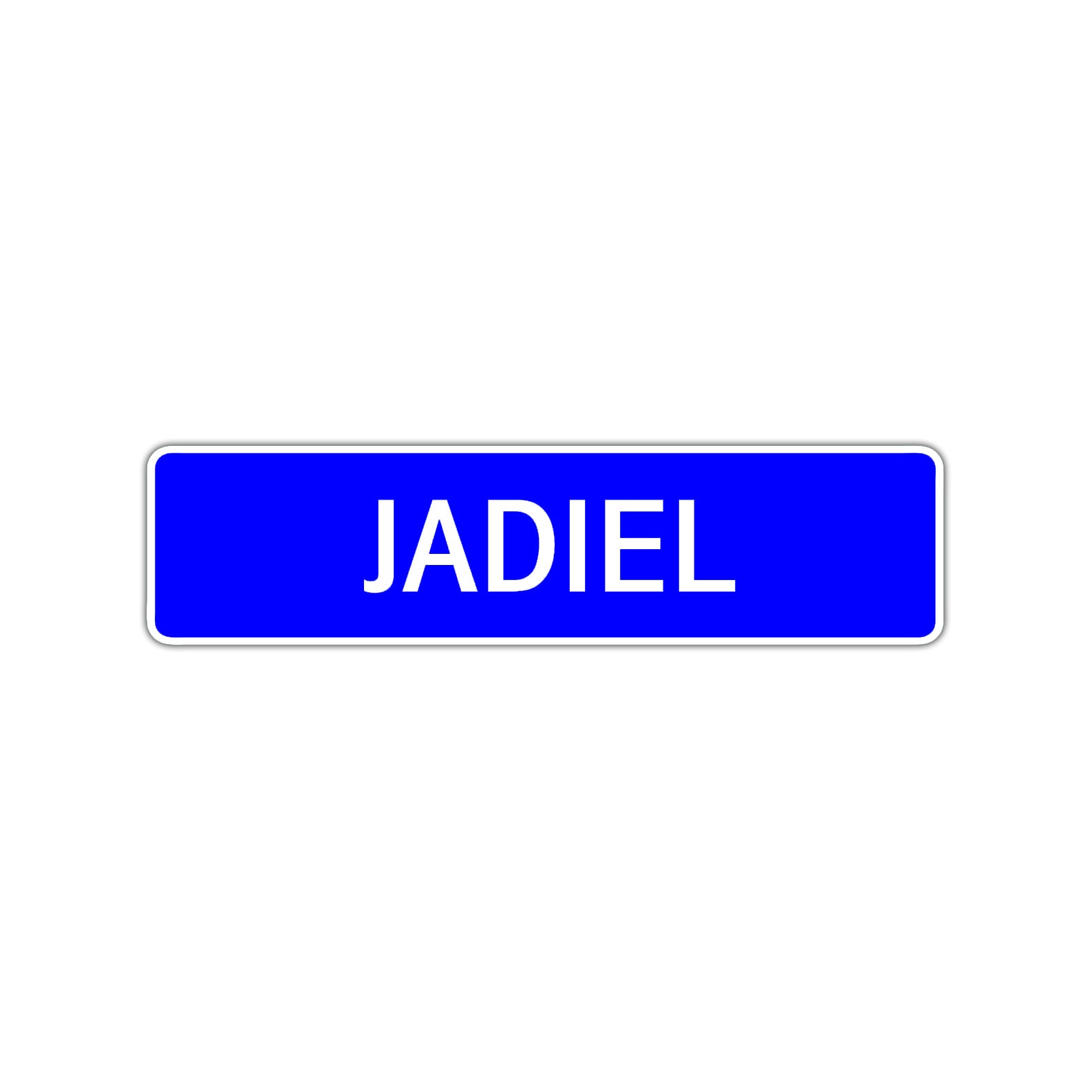 Jadiel Street Sign Children Name Room Plate