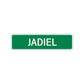 Jadiel Street Sign Children Name Room Plate