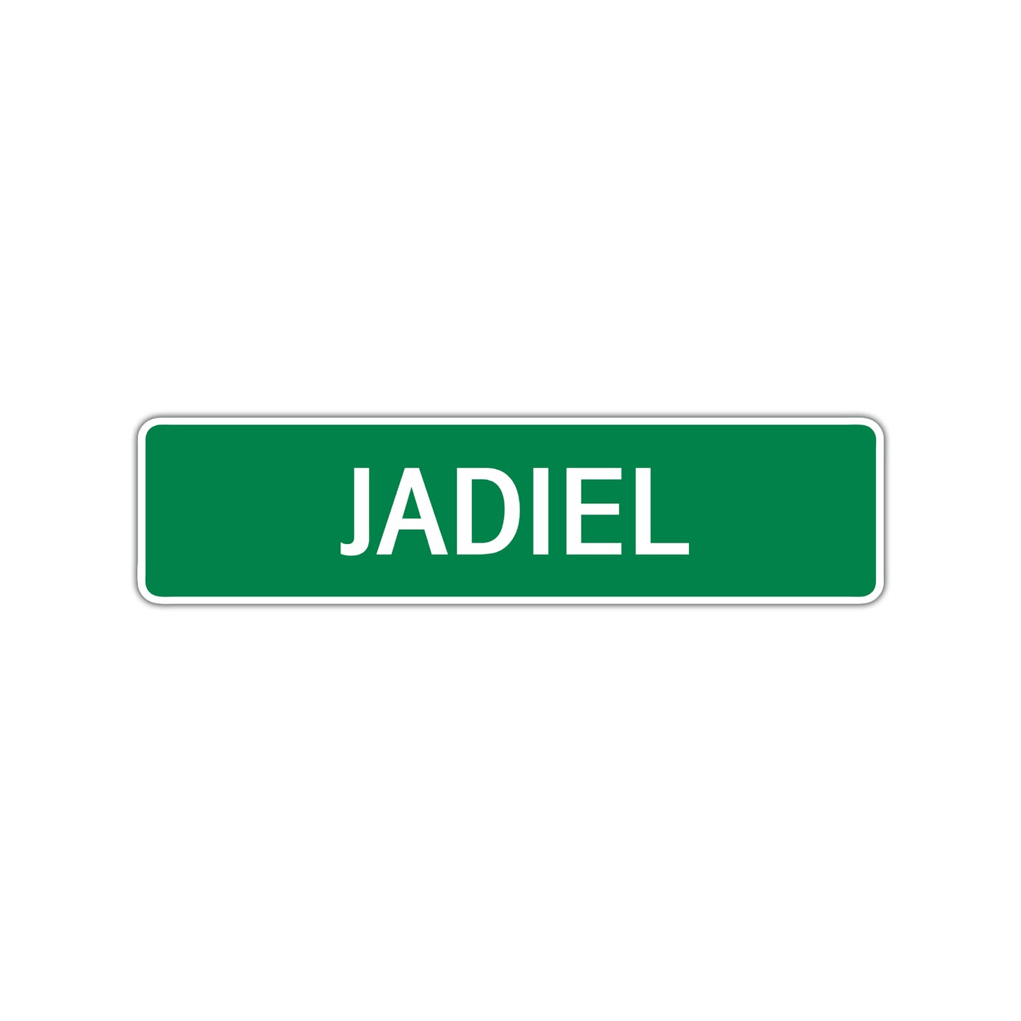 Jadiel Street Sign Children Name Room Plate