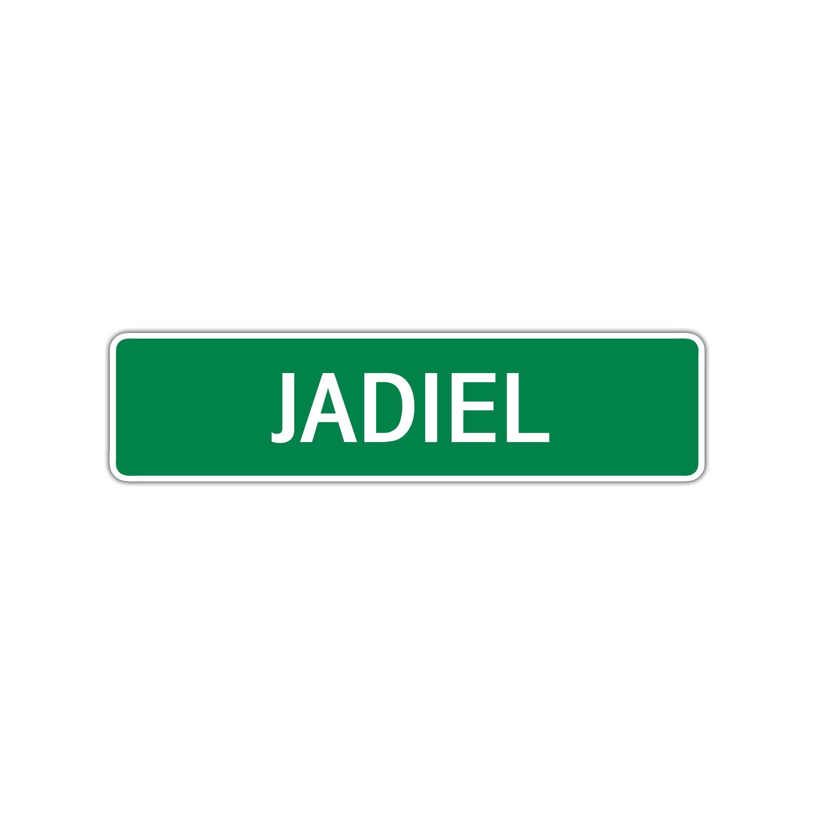 Jadiel Street Sign Children Name Room Plate