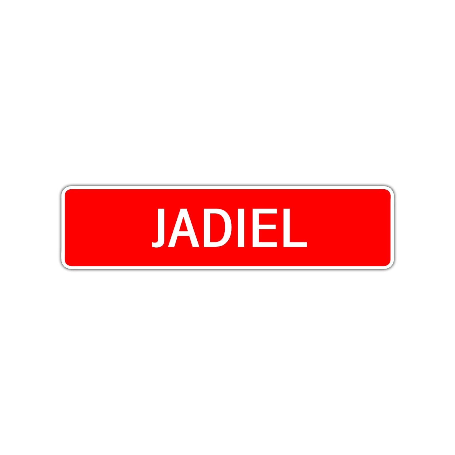 Jadiel Street Sign Children Name Room Plate