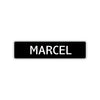 Marcel Street Sign Children Name Room Plate