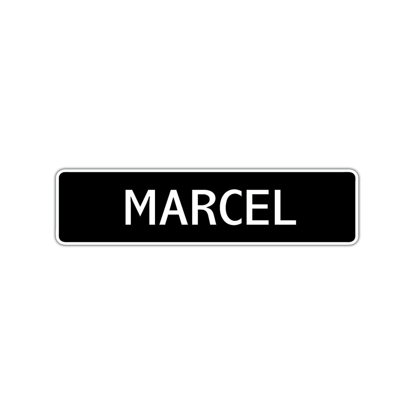 Marcel Street Sign Children Name Room Plate