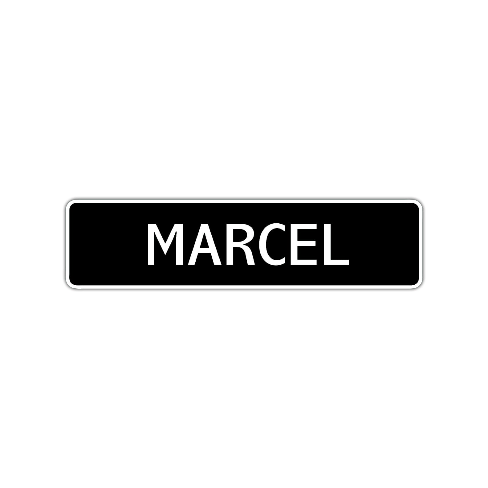 Marcel Street Sign Children Name Room Plate