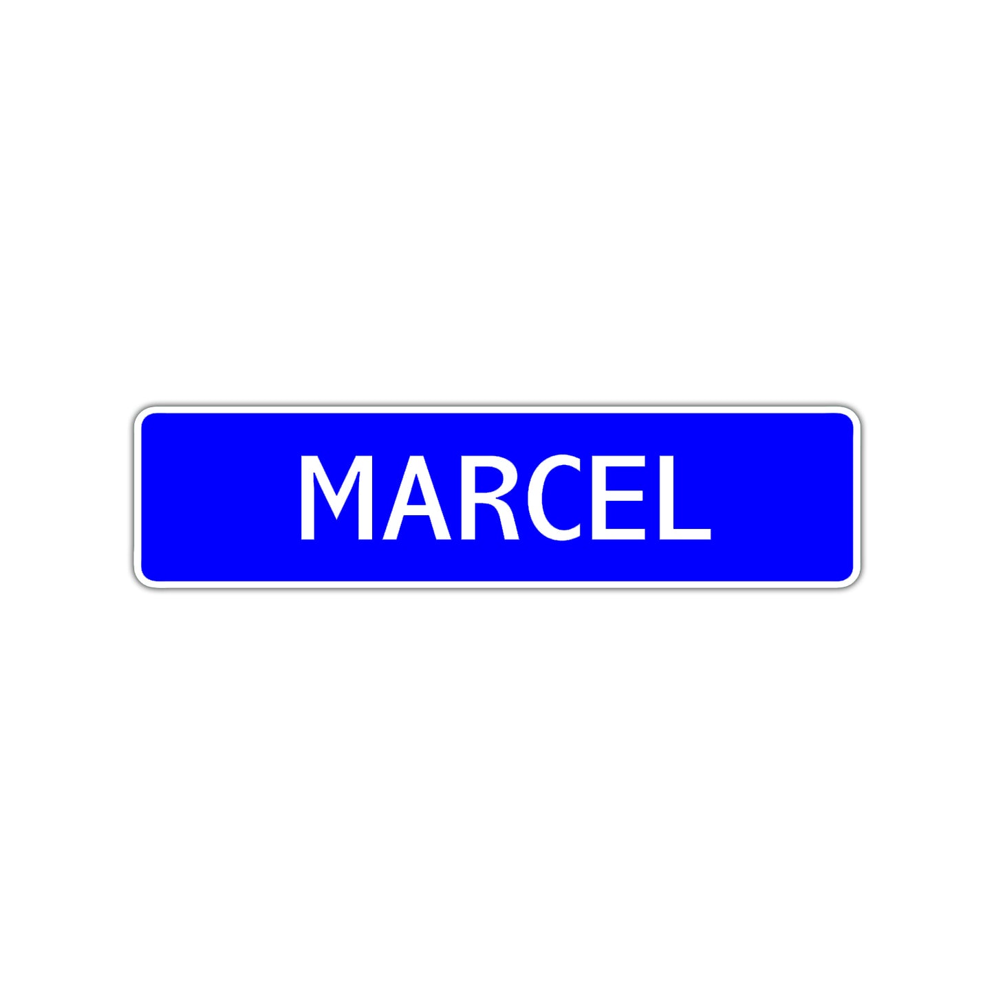 Marcel Street Sign Children Name Room Plate