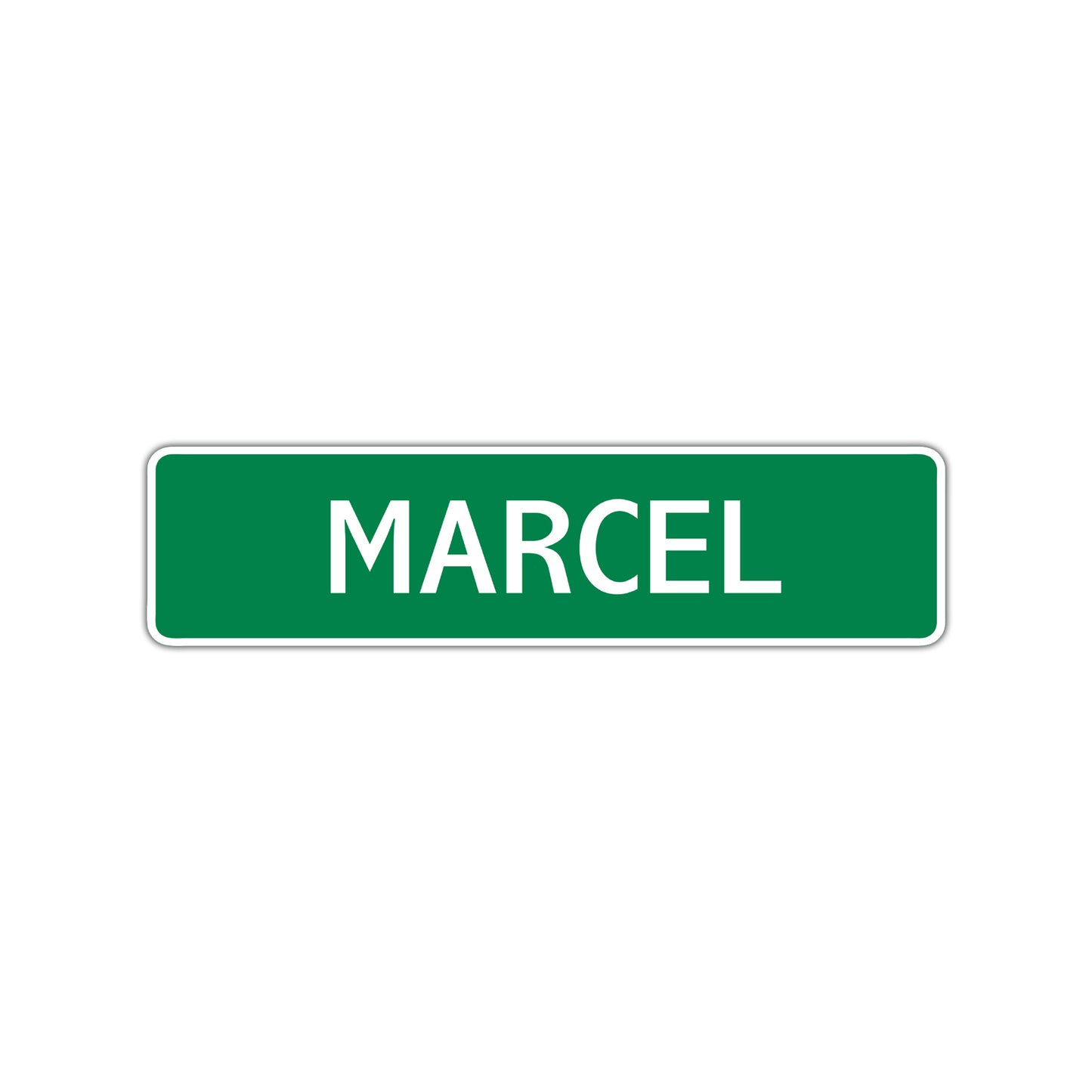 Marcel Street Sign Children Name Room Plate