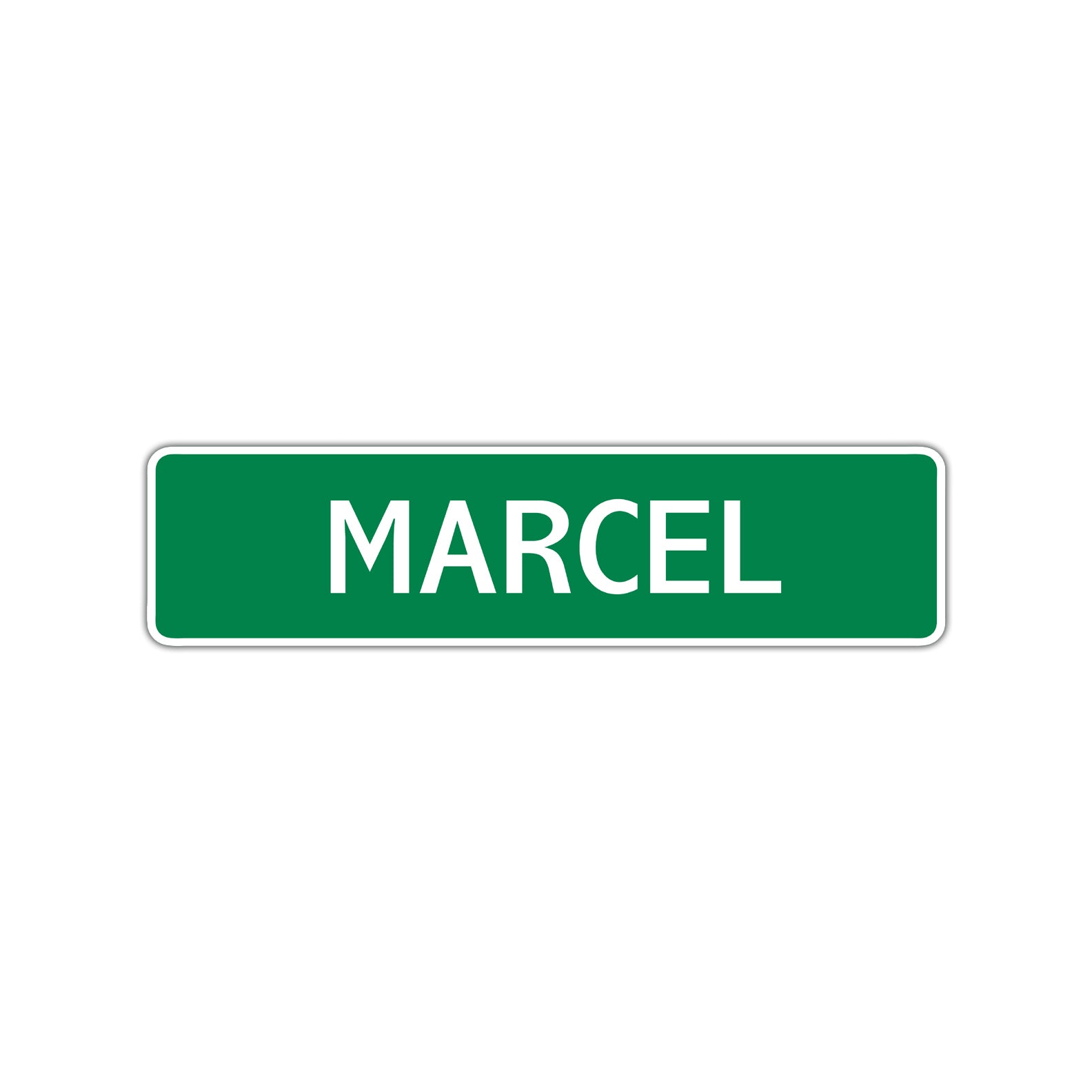 Marcel Street Sign Children Name Room Plate