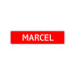 Marcel Street Sign Children Name Room Plate