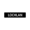 Lochlan Street Sign Children Name Room Plate