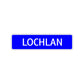 Lochlan Street Sign Children Name Room Plate