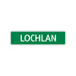 Lochlan Street Sign Children Name Room Plate