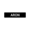 Aron Street Sign Children Name Room Plate