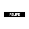 Felipe Street Sign Children Name Room Plate