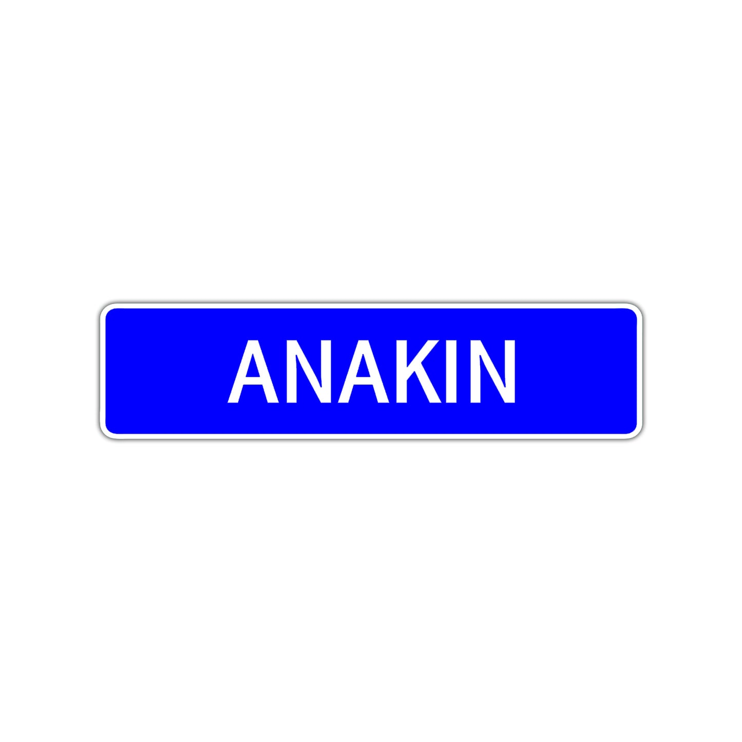Anakin Street Sign Children Name Room Plate