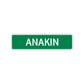 Anakin Street Sign Children Name Room Plate