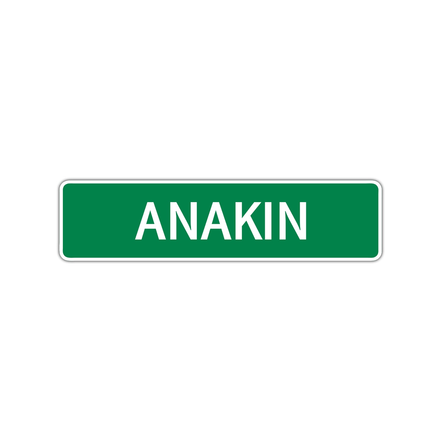 Anakin Street Sign Children Name Room Plate