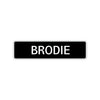 Brodie Street Sign Children Name Room Plate