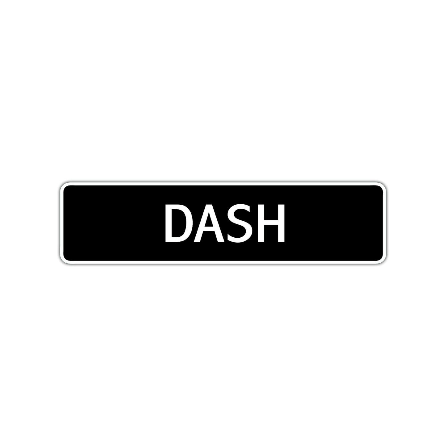 Dash Street Sign Children Name Room Plate