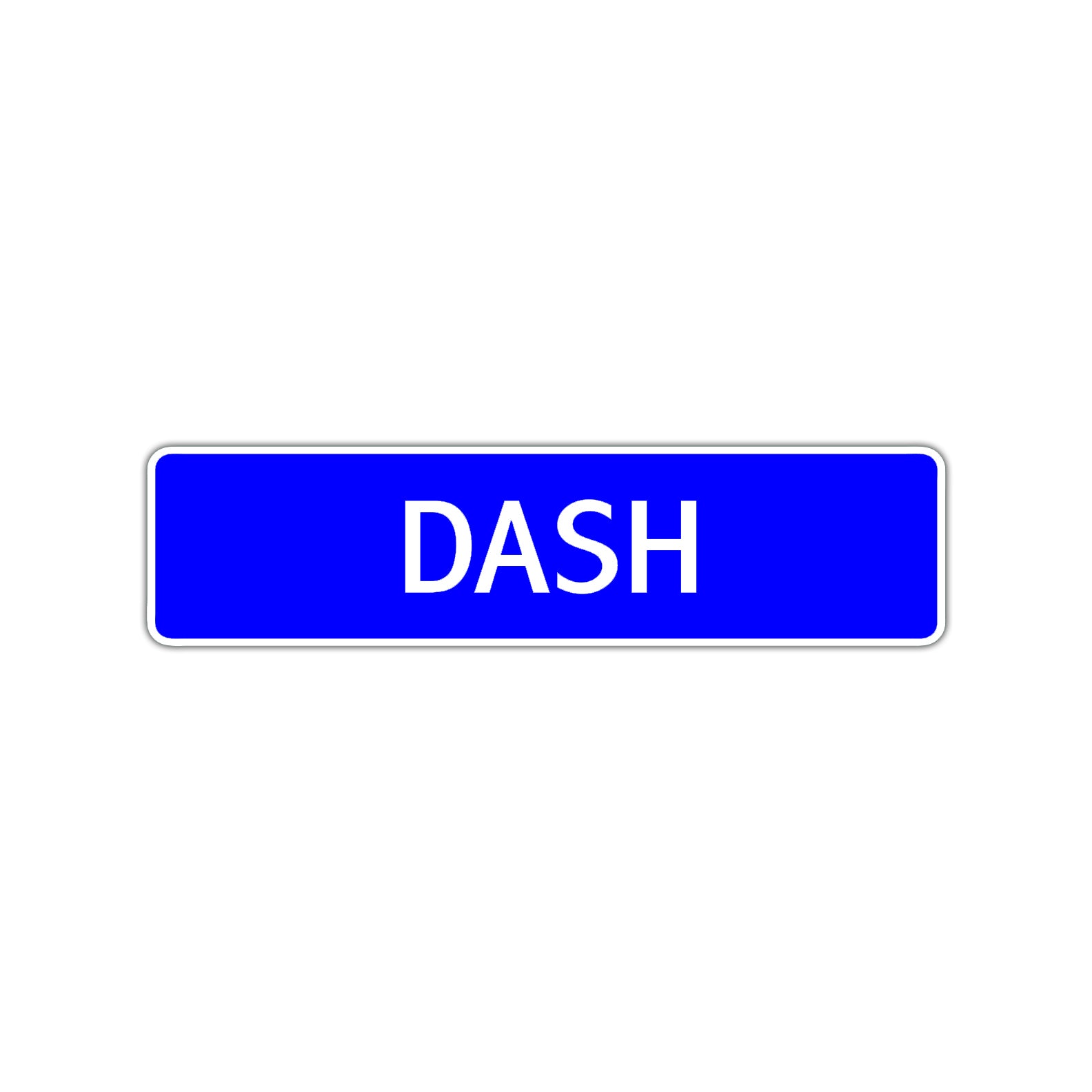 Dash Street Sign Children Name Room Plate - Sign Fever